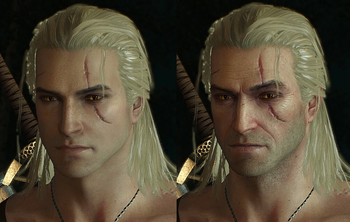 witcher 3 geralt face mod