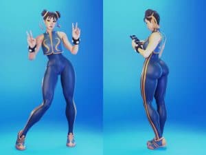 ชาวเกมสงสัย สกิน Chun li ใน Fortnite ทำไมต้องแน่นขนาดนี้