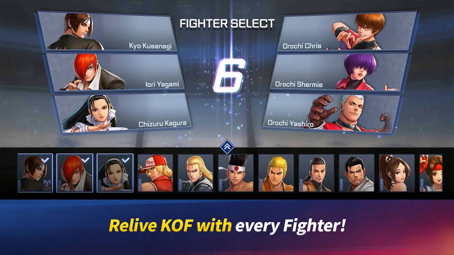 THE KING OF FIGHTERS ARENA เปิดลงทะเบียนล่วงหน้าบนสโตร์ไทยทั้งสองระบบแล้ว