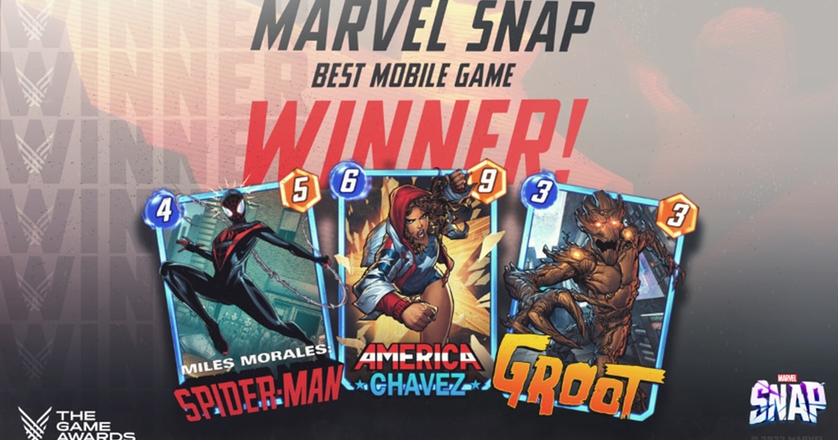 MARVEL SNAP คว้ารางวัลสุดยอดเกมมือถือยอดเยี่ยมแห่งปีจากงาน THE GAME AWARDS