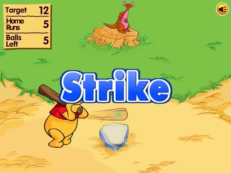 winnie the pooh homerun derby