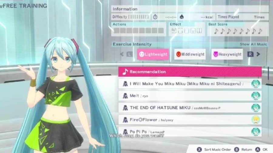 Fitness Boxing feat. Hatsune Miku