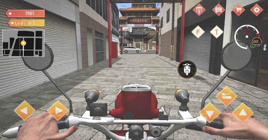 Japan Postman Moto Simulator