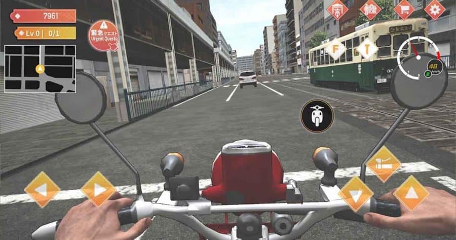 Japan Postman Moto Simulator