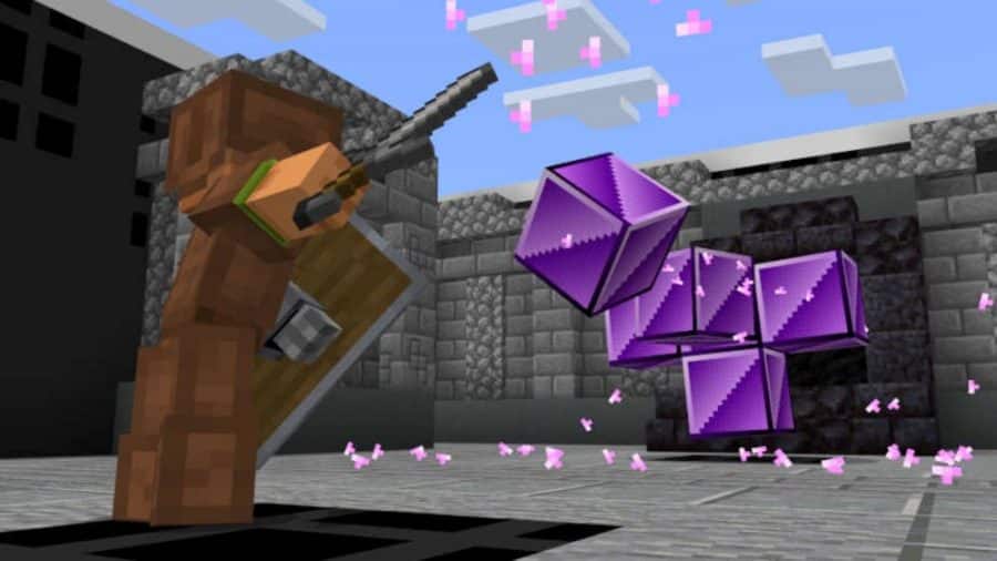 Minecraft x Tetris DLC Screenshot