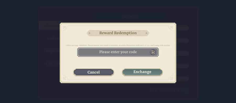 Sword of Convallaria Redeem code