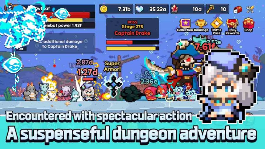 Pixel Dragon Knights: Idle RPG