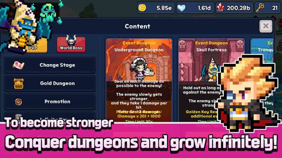 Pixel Dragon Knights: Idle RPG