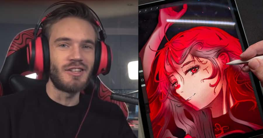 ยูทูบเบอร์ดัง PewDiePie เผยความคืบหน้าหลังฝึกฝนวาดรูปทุกวันเป็นเวลาครบ 1 ปี