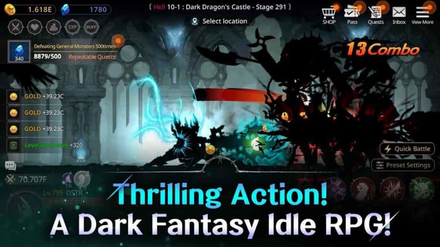 Dark Sword - The Rising เกมมือถือ