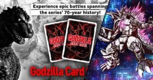 Godzilla 70th Card game Collab cover