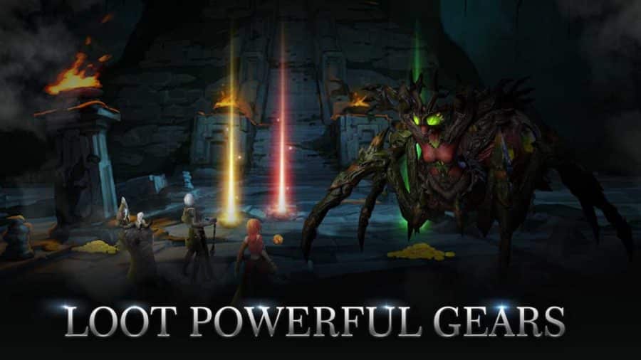 Raziel Rebirth: Dungeon Raid เกมมือถือ