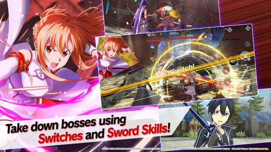 Sword Art Online Variant Showdown เกมมือถือ