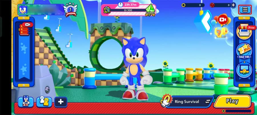 Sonic Rumble เปลี่ยนภาษา