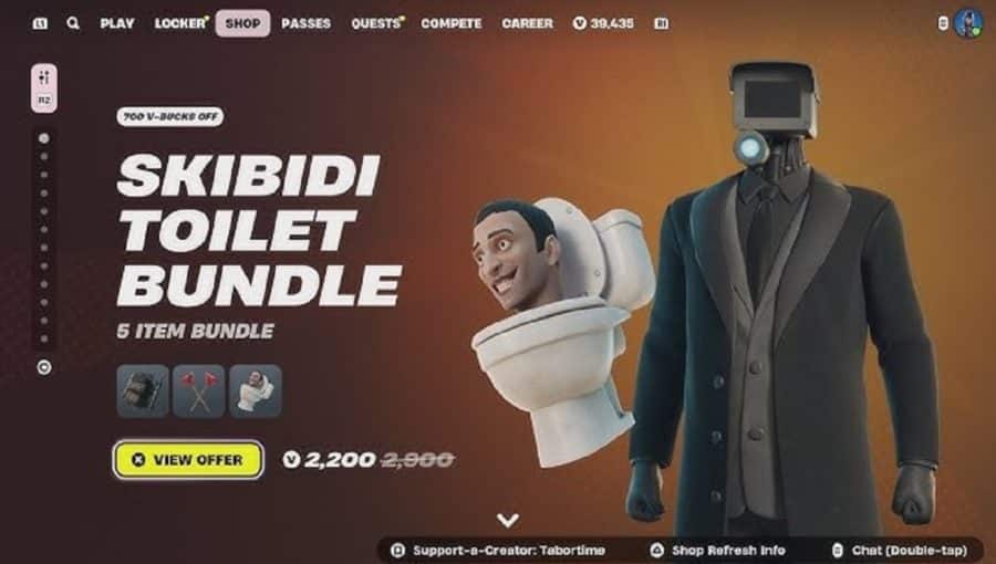 Fortnite x Skibidi Toilet