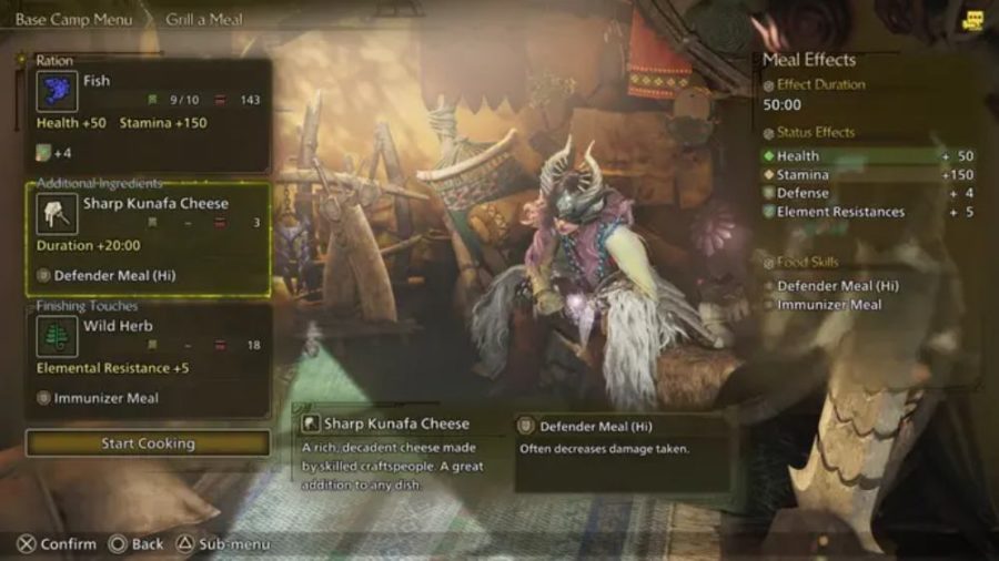 Monhun Wilds Meal