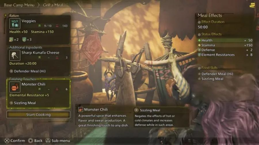 Monhun Wilds Meal